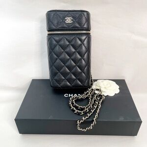 Chanel Phone Holder With Crossbody Chain Bag